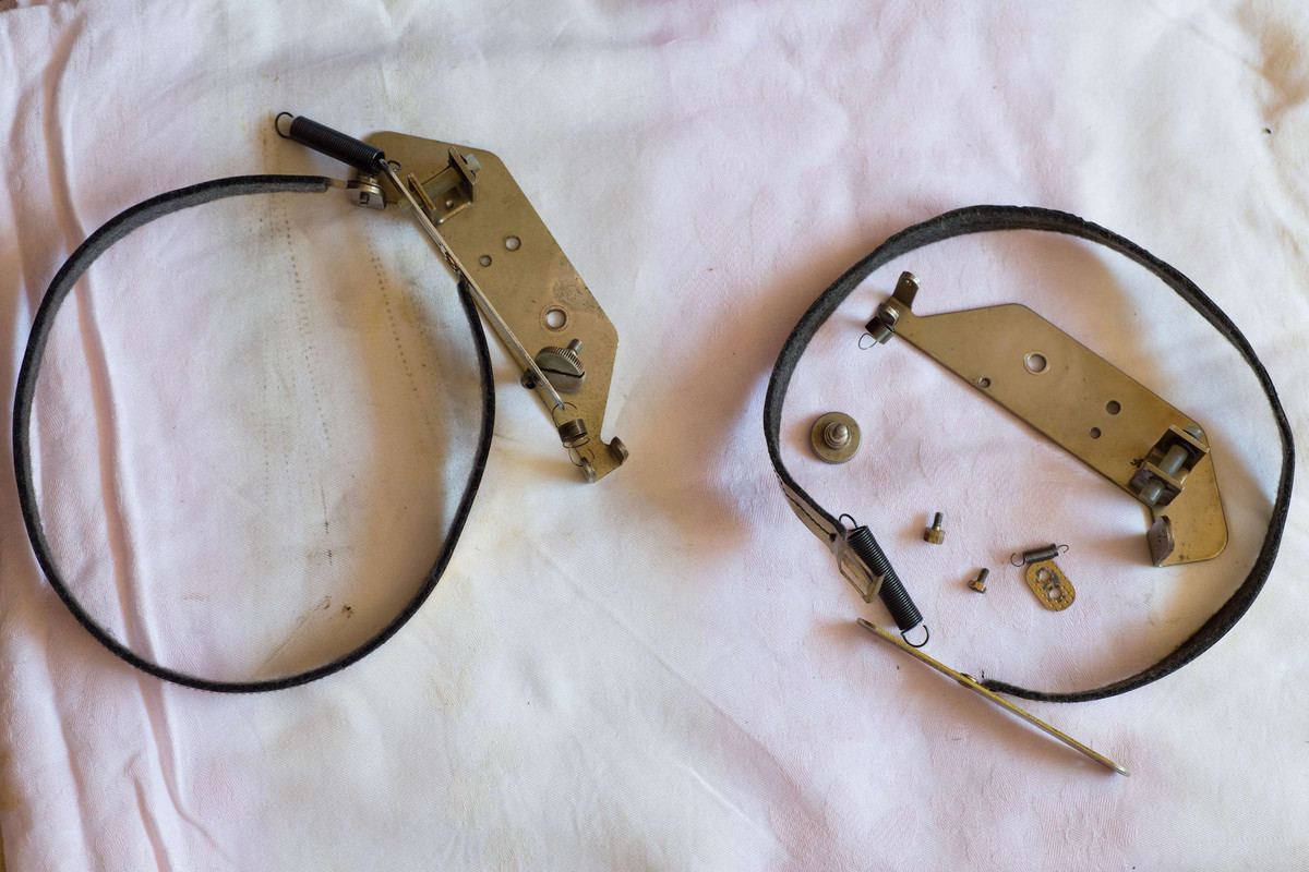 Bremsbänderformung 5 - alt und neu