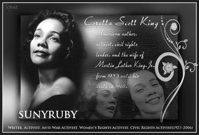 Sunyruby-BHCoretta-Scott-King