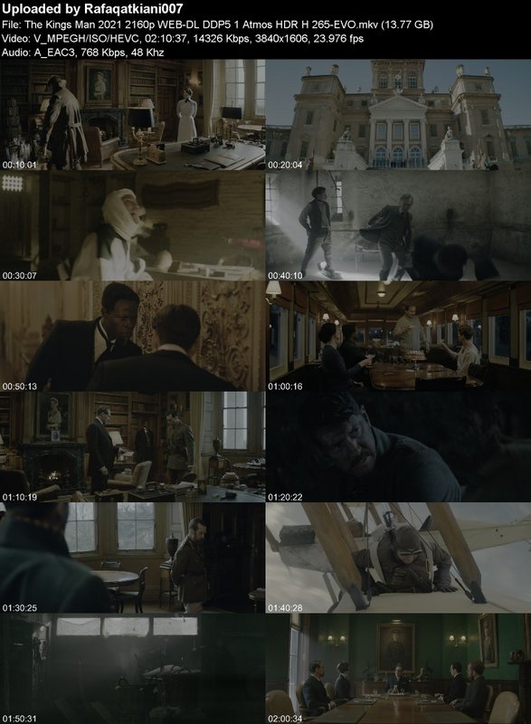 The Kings Man 2021 2160p WEB-DL DDP5 1 Atmos HDR H 265-EVO