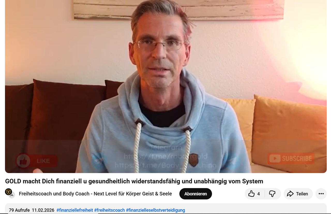 Jörg Zeitgeber in Video vom 11 Febr 2026