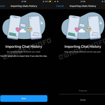 WhatsApp uji coba fitur transfer riwayat (history) obrolan dari perangkat Android ke iOS.
