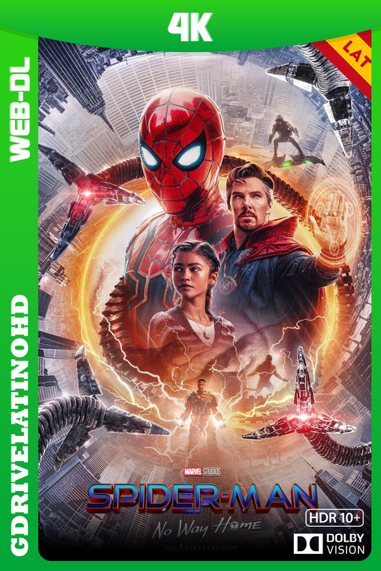 Spider-Man: Sin camino a casa (2021) EXTENDED IMAX WEB-DL 4K DV HDR10+ Latino-Inglés