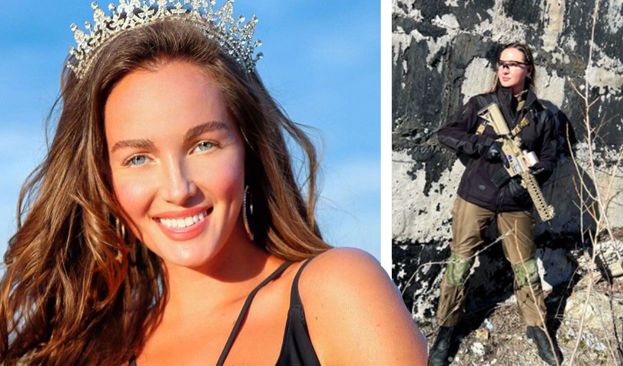 Miss Ucrania, Anastasiia Lenna, aclara que no se unió al ejército