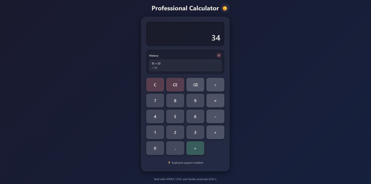 Calculator Preview
