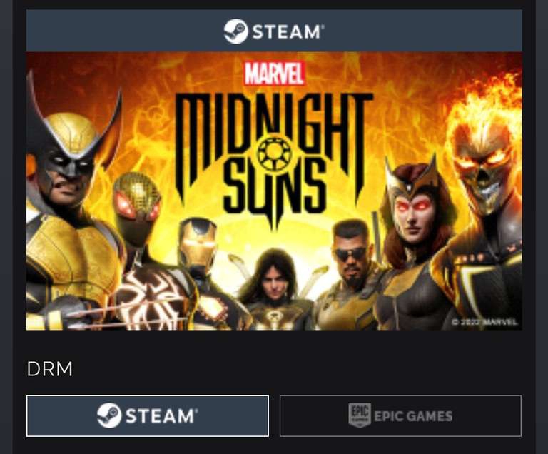 Green Man Gaming: Marvel's Midnight Suns clave de Steam 
