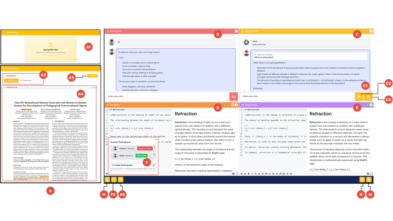 CollaClassroom : An AI-Augmented Collaborative Learning Platform with LLM Support 