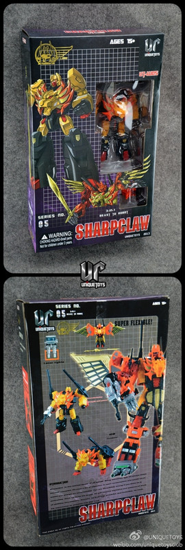 Unique Toys War Lord UT-W05 SharpClaw Box Images