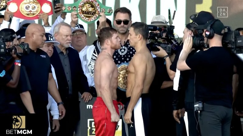 Канело Алварес и Генадий Головкин минаха кантара