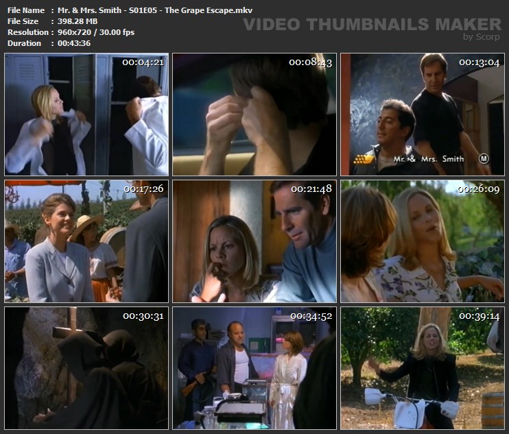 Mr. & Mrs. Smith - S01E05 - The Grape Escape.mkv
