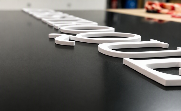 AC-02 colorful acrylic letters display view 2