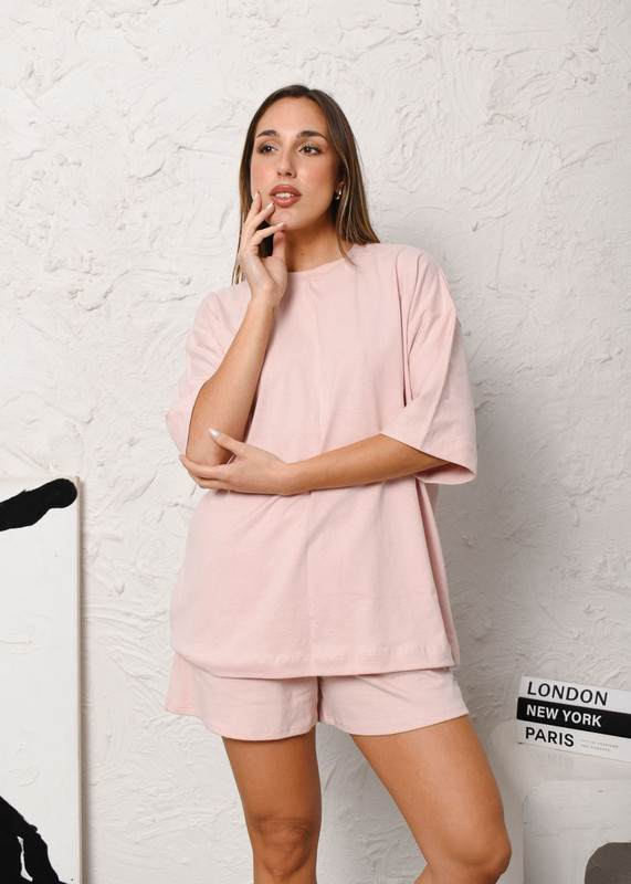 Remera overzise liso