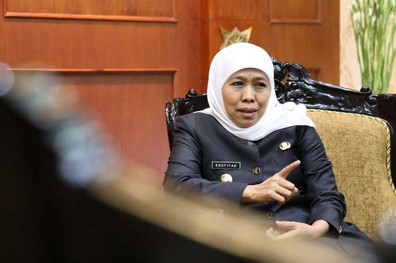 Gubernur Khofifah Tegaskan Jatim Aman Dari Indikasi Penyebaran Virus Corona