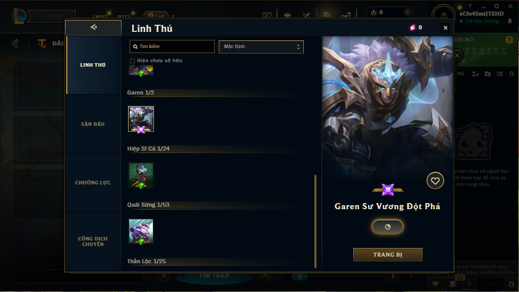 Acc DTCL # - Không Khung