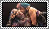 Asuka kissing Kairi Sane's cheek