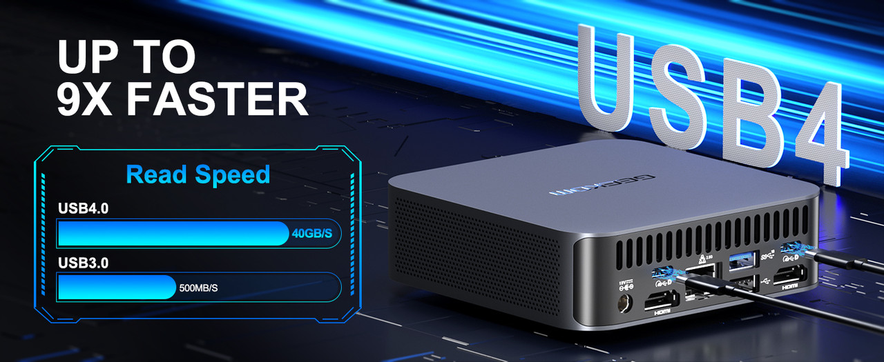 GEEKOM GT13 Pro Mini PC, Intel Core i9-13900H, 32GB RAM, 2TB