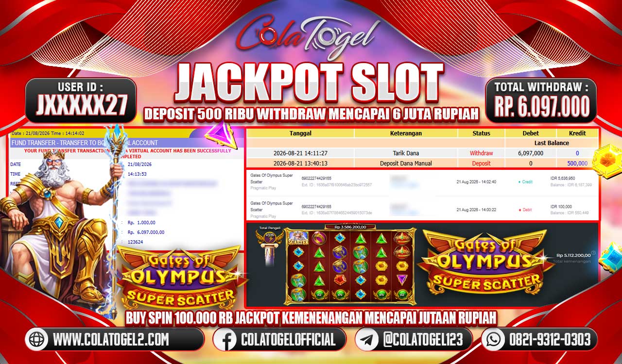 JACKPOT SLOT GACORR!!
