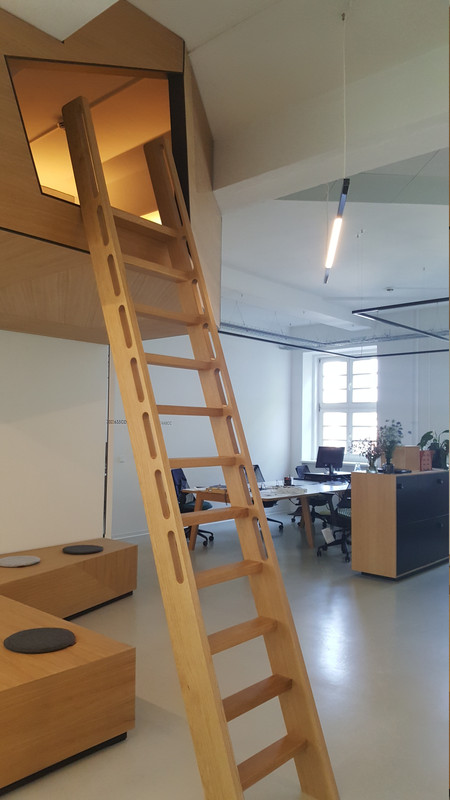 Architectural lighting design with daylight, spatial effect, and natural brightness gradients