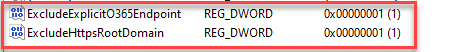 Outlook Registry-Einträge