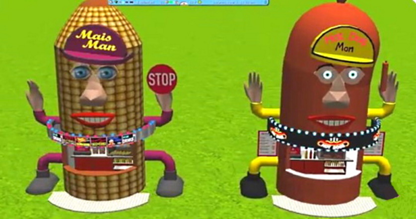 Hot Dog Man Mais Man Stall