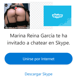 Gif te invito a chatear conmigo en Skype Marina Reina García