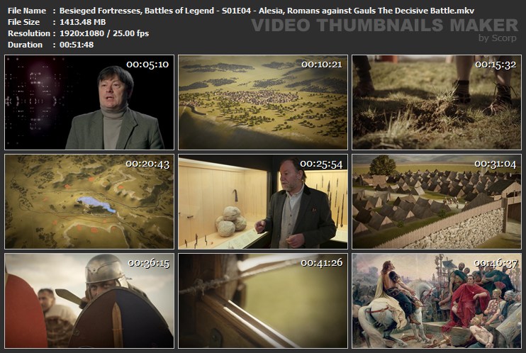 Besieged Fortresses Battles of Legend S01E04 Alesia Romans against Gauls The Decisive Battle m