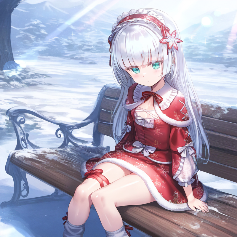 1girl, ks (xephyrks), ohlia, {kobayashi ritz}, reoen, [[liduke]],{{{{santa costu s-3869209363