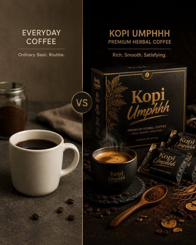 Cara Bancuh Kopi Umphhh 5 Step