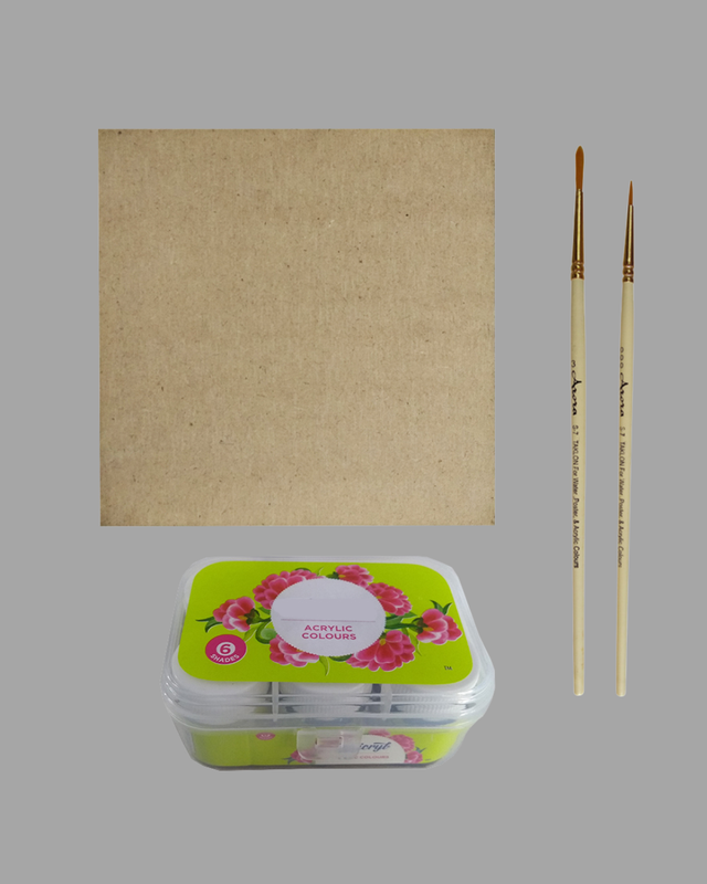 Pop Art on MDF Square Board DIY Kit