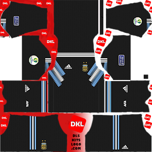 Argentina 2019-2020 DLS/FTS Kits and Logo - Dream League Soccer Kits