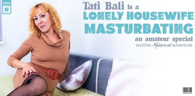 Tali Bali - Tati Bali is a horny housewife that loves to play with her wet shaved pussy when she's alone - 08/22/23 