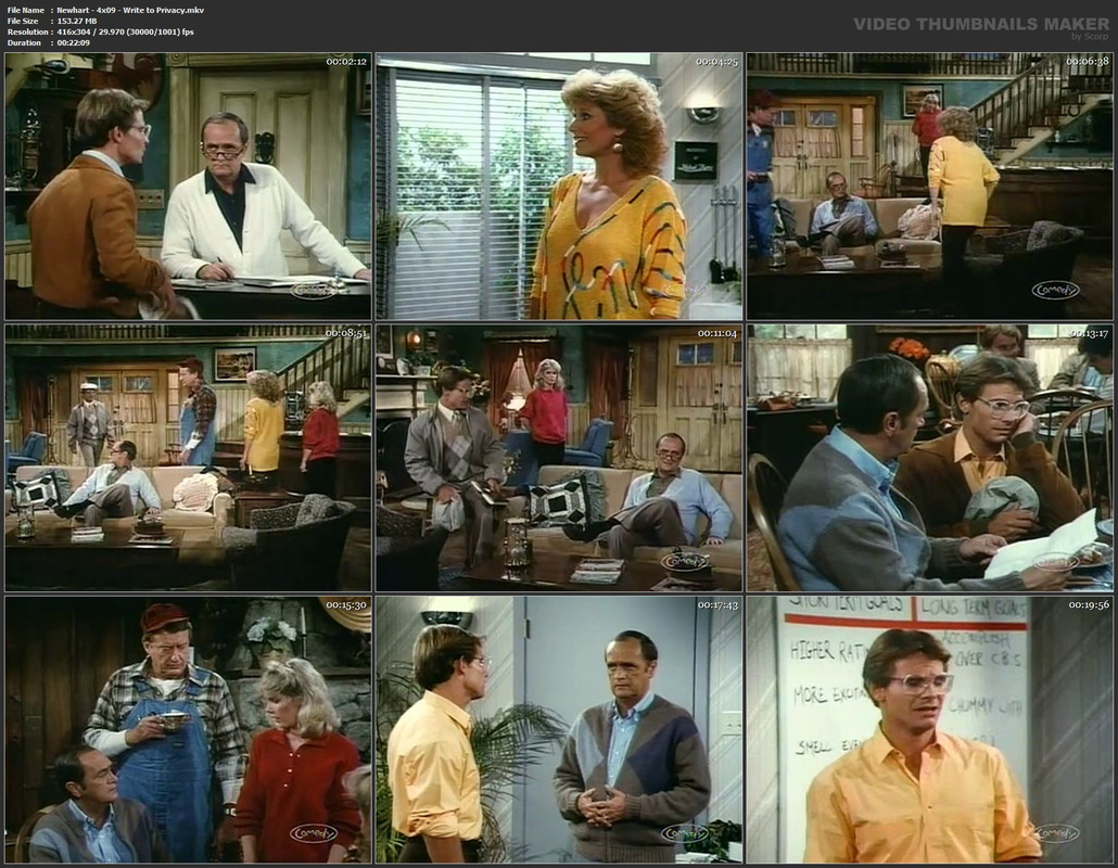 Newhart - 4x09 - Write to Privacy.mkv