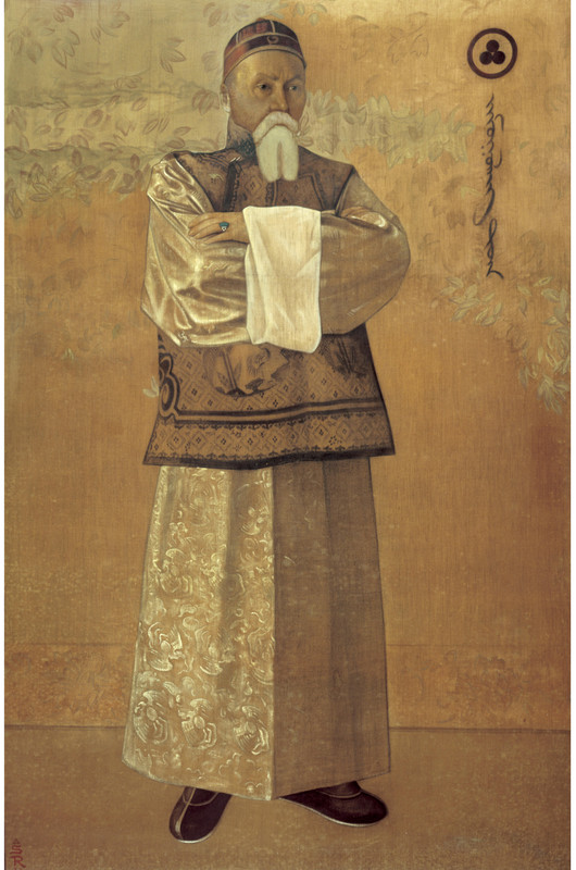 01-C. Н. Рерих. Портрет Н. К. Рериха. 1933