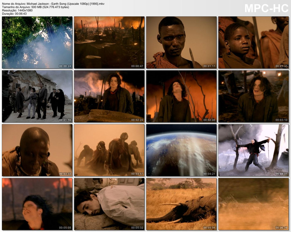 Michael Jackson - Earth Song (Upscale 1080p) [1995]