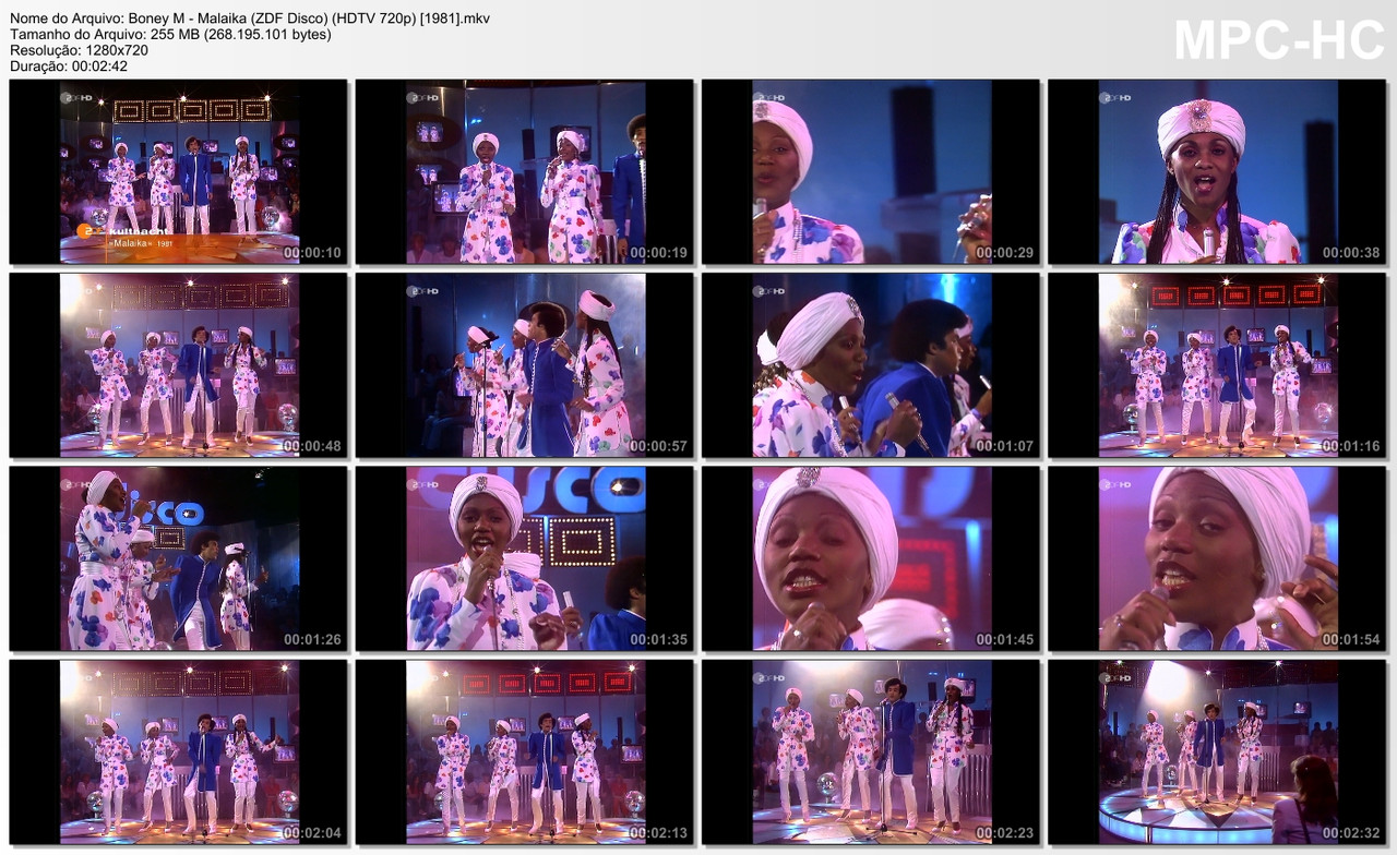 Boney M - Malaika (ZDF Disco) (HDTV 720p) [22.06.1981]