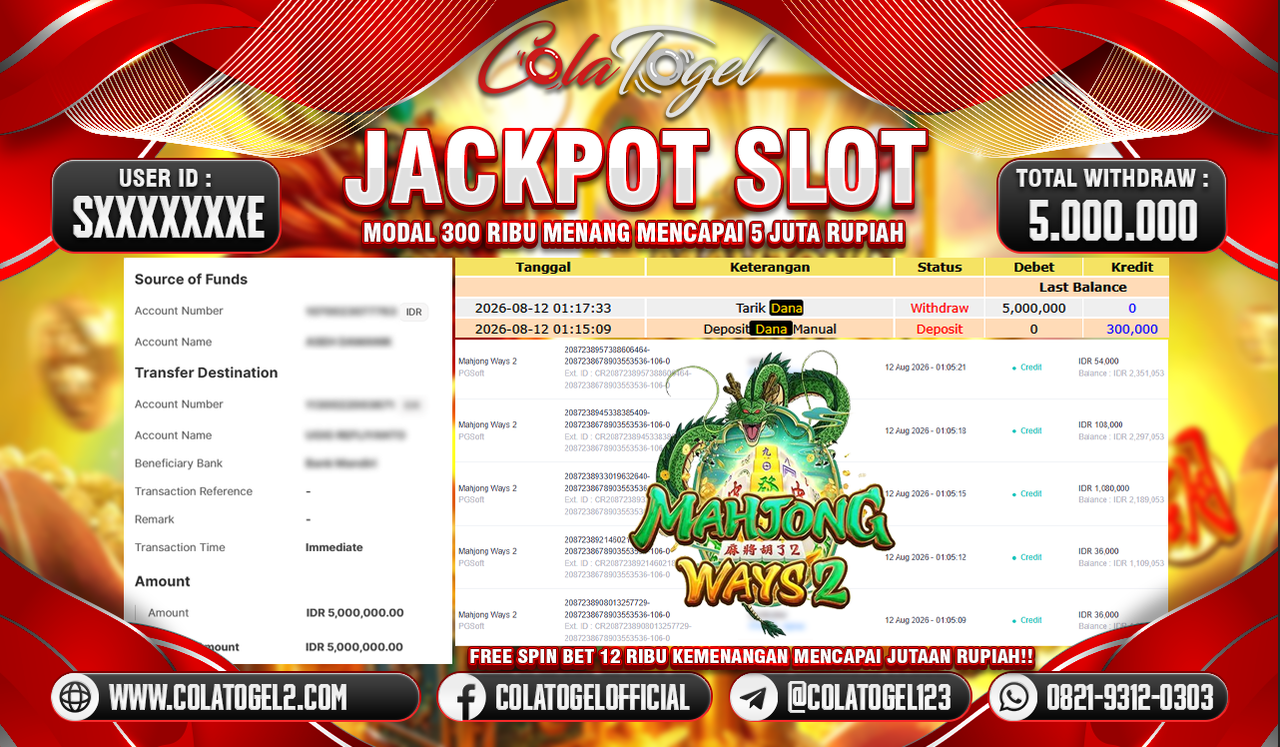 JACKPOT SLOT GACORR!!