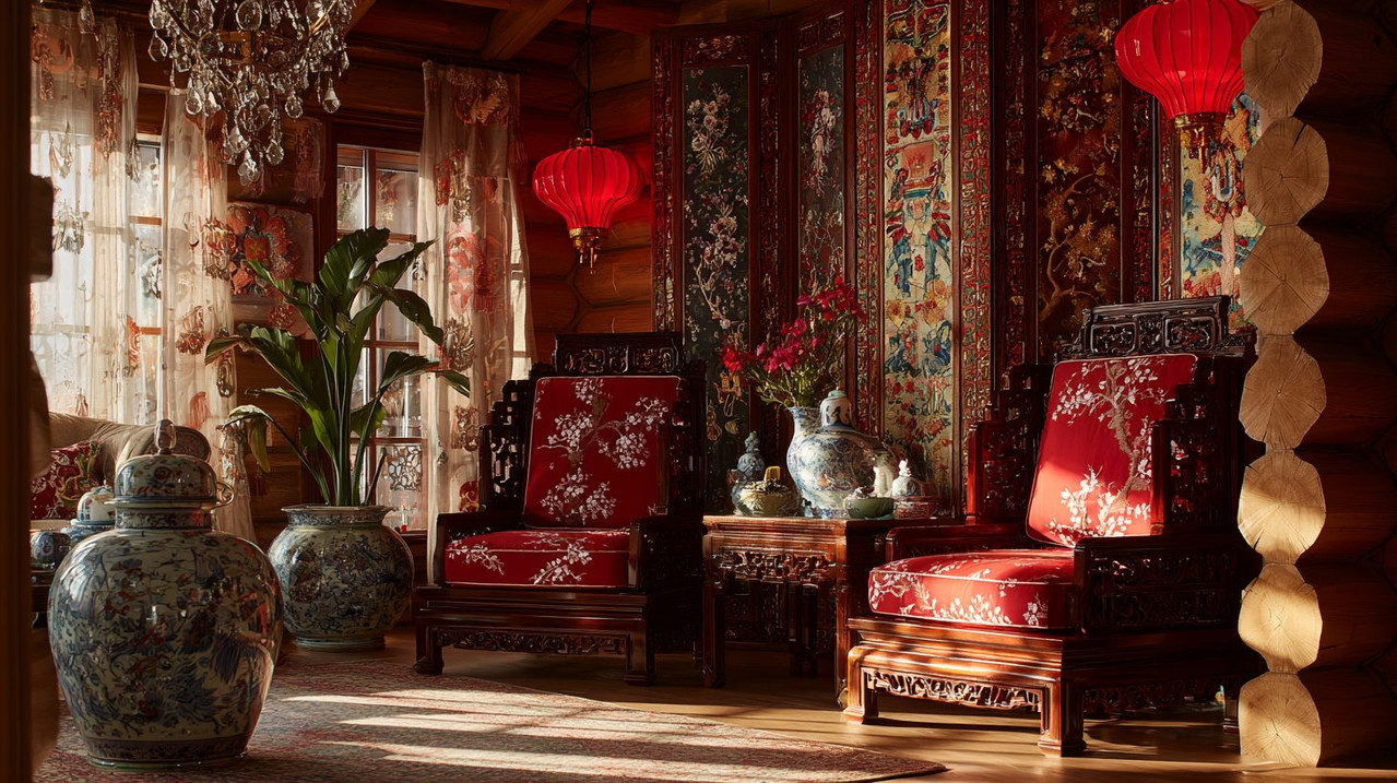 Кейс интеграции китайского декора в российский интерьер