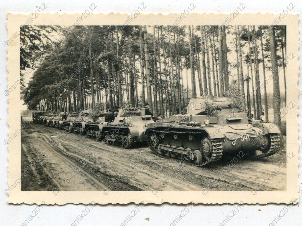 Foto, 5.Panzer-Regiment 2, Panzer im Geländedien