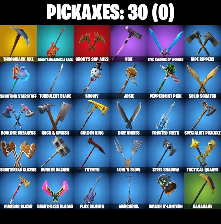 pickaxes comp