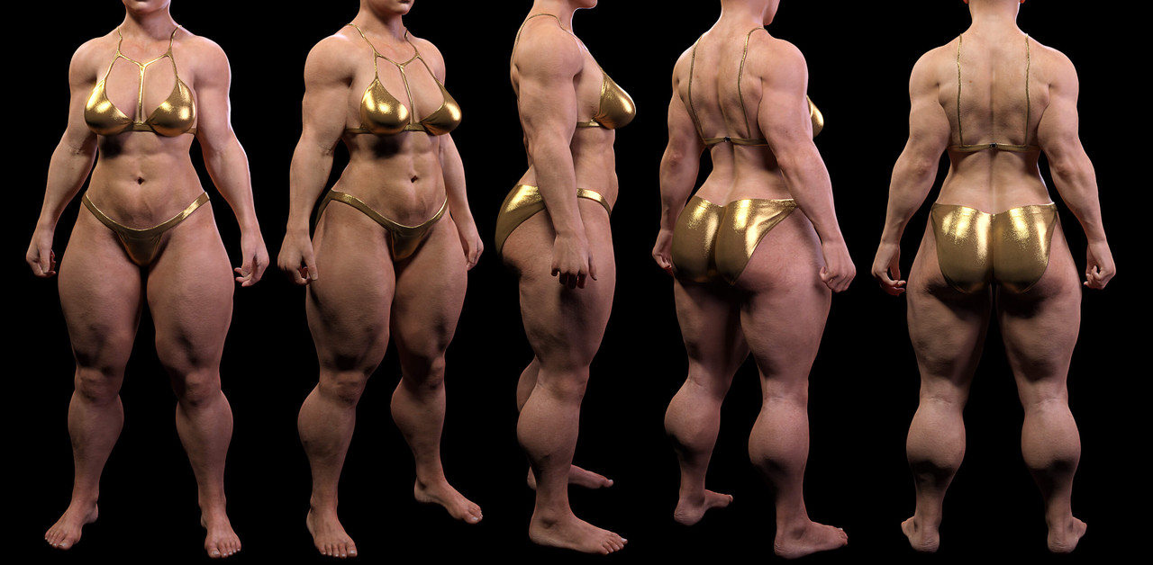 Muscle Mommy 2: Morphs for G8F