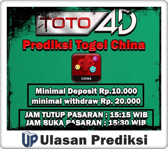 Ulasan Prediksi | Prediksi Togel | Livesgp | Angka Prediksi Wla Togel  Singapore Hongkong Hari Ini: Toto4D - Prediksi Togel China Hari Ini Minggu  20 Januari 2019