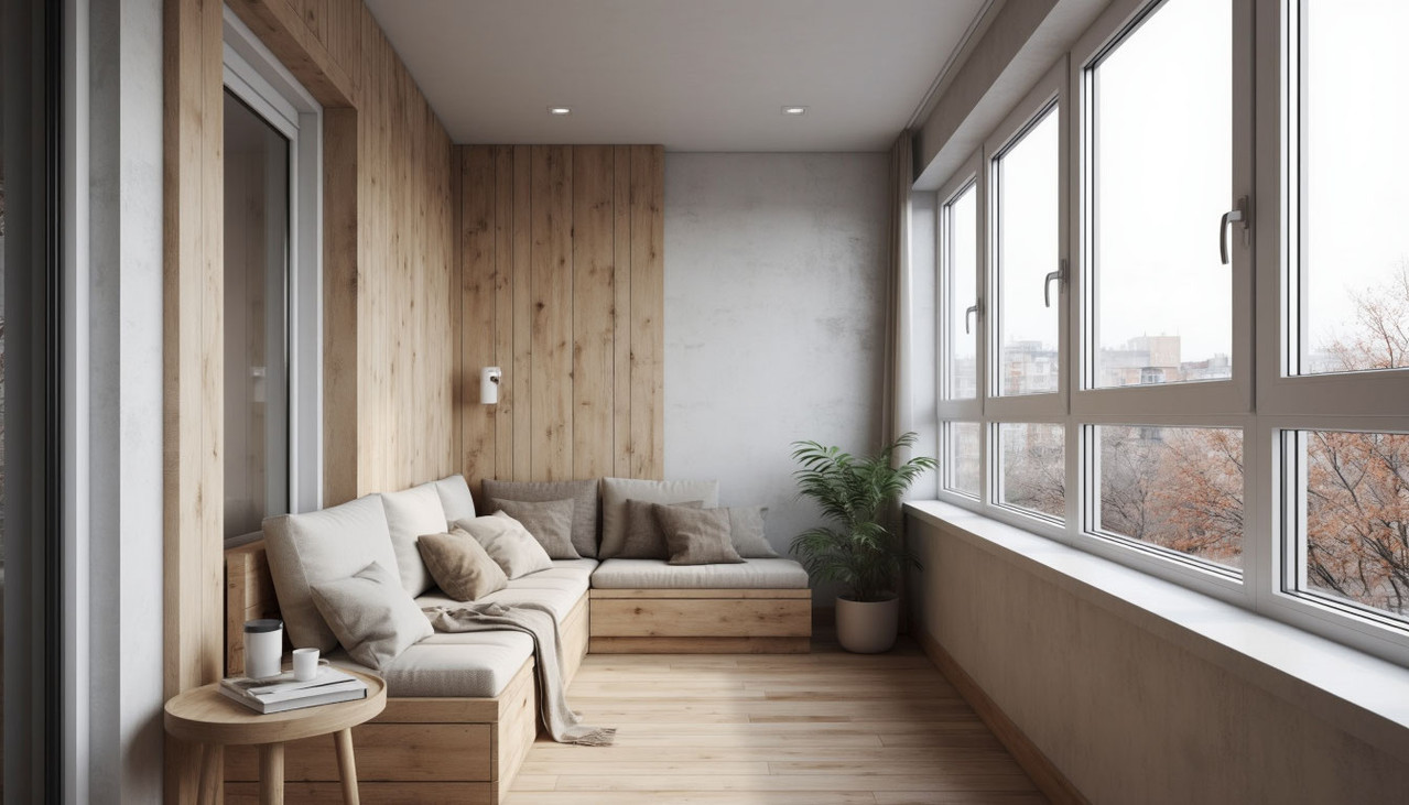 Утепление, обшивка балконов и лоджий