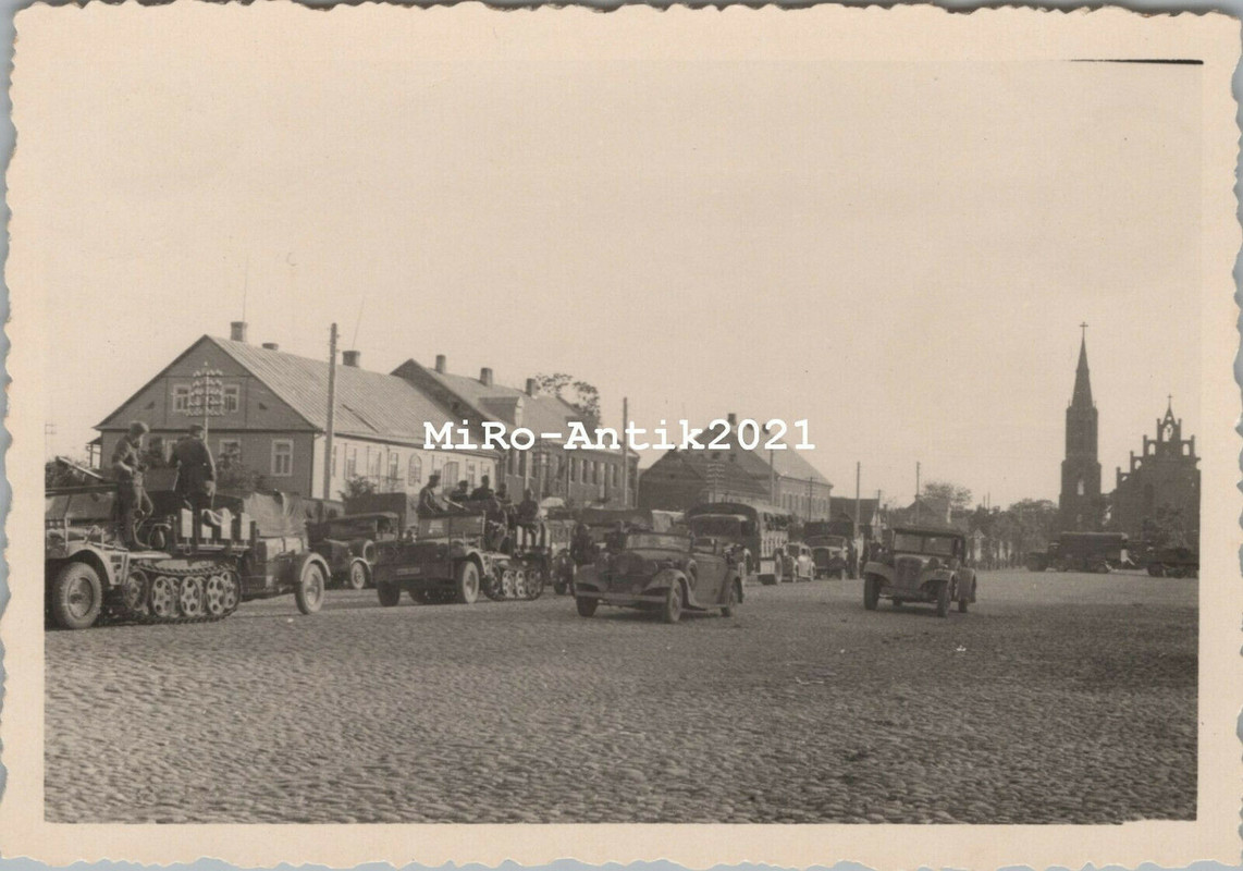 Panzer-Abteilung 65_Flak auf Sdkfz in Rokiškis_Litauen