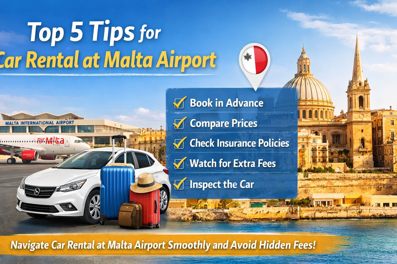 Top 5 Tips for Renting a Car at Malta Airport