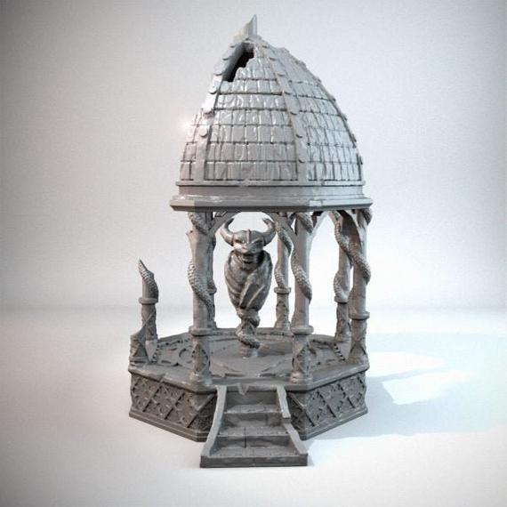 Dn-D-Terrain-Demon-Dais-Dn-D-D-D-28mm-Miniature-Terrain-Warhamme