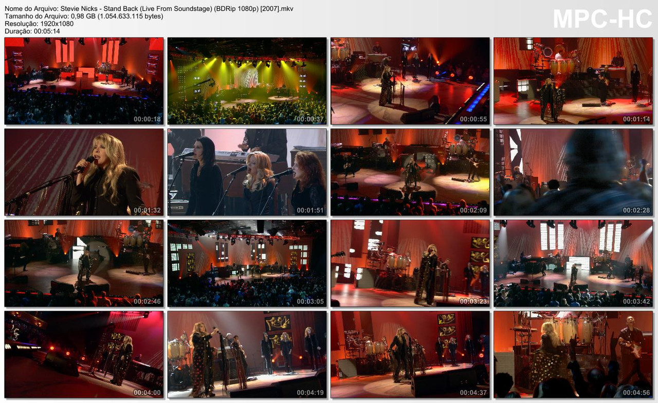 Stevie Nicks - Stand Back (Live From Soundstage) (BDRip 1080p) [2007]