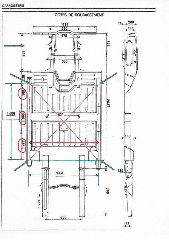 triangulation châssis