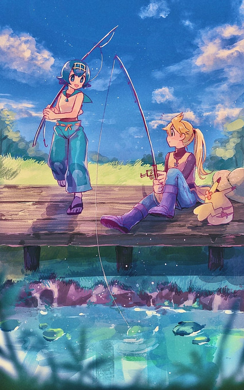 pikachu-lana-yellow-and-chuchu-pokemon-a