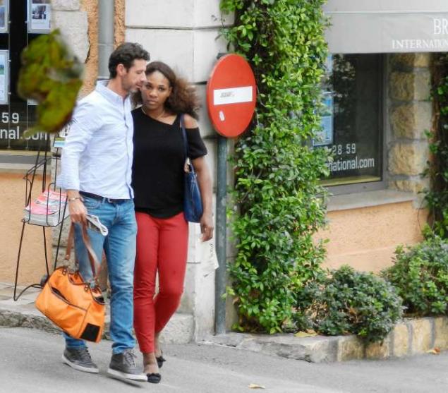 Serena Williams with Boyfriend Patrick Mouratoglou 