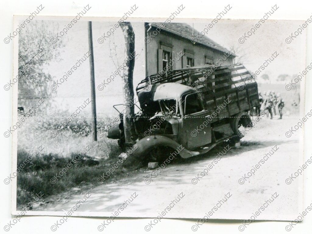 Foto, Wehrmacht, Einsatz in dt.Püttlingen, Putte