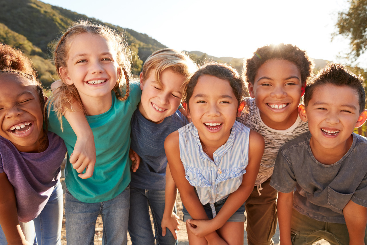 Children smiling